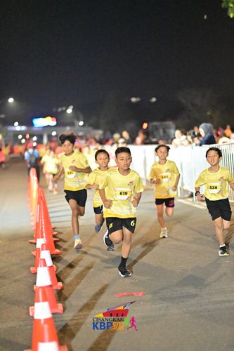 Race photo from CISANGKAN KBP CITY RUN 2025