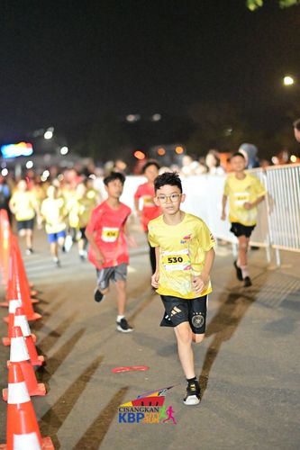Race photo from CISANGKAN KBP CITY RUN 2025