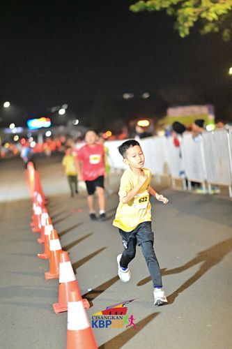 Race photo from CISANGKAN KBP CITY RUN 2025