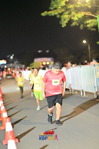 Race photo from CISANGKAN KBP CITY RUN 2025