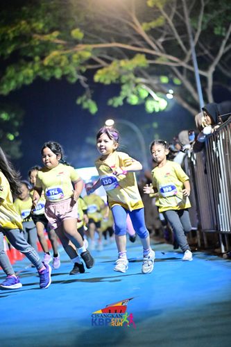 Race photo from CISANGKAN KBP CITY RUN 2025