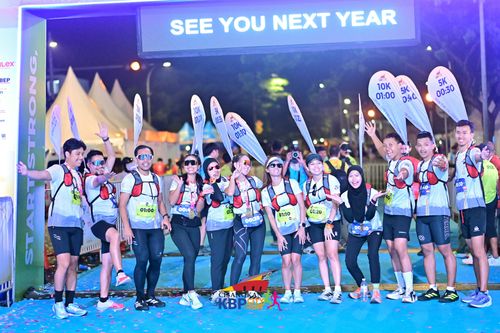 Race photo from CISANGKAN KBP CITY RUN 2025