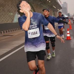 Race photo from KEMLU RUN 2026