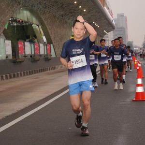 Race photo from KEMLU RUN 2026