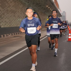 Race photo from KEMLU RUN 2026