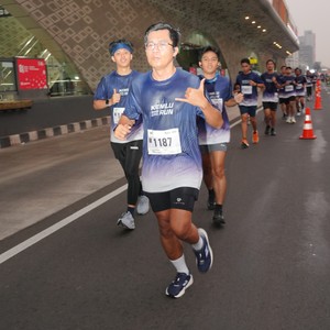 Race photo from KEMLU RUN 2026