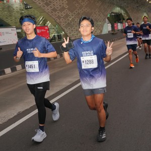 Race photo from KEMLU RUN 2026
