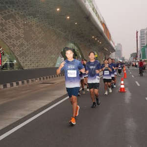 Race photo from KEMLU RUN 2026