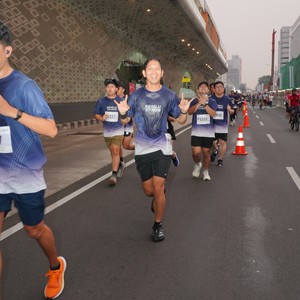 Race photo from KEMLU RUN 2026