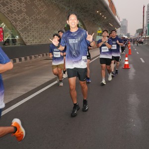 Race photo from KEMLU RUN 2026