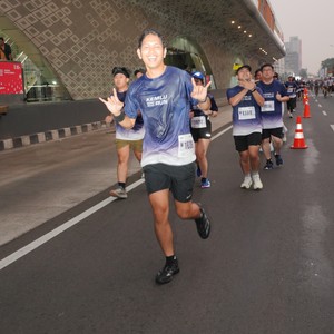 Race photo from KEMLU RUN 2026