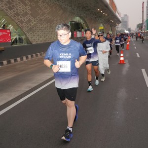 Race photo from KEMLU RUN 2026