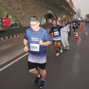 Race photo from KEMLU RUN 2026