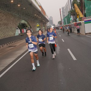Race photo from KEMLU RUN 2026