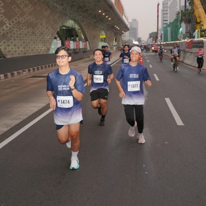 Race photo from KEMLU RUN 2026