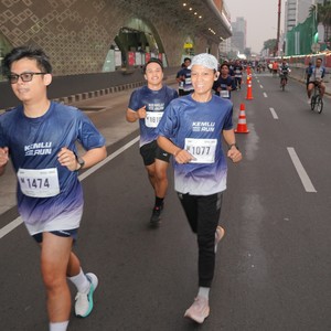Race photo from KEMLU RUN 2026