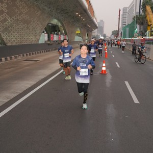 Race photo from KEMLU RUN 2026