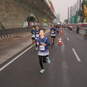 Race photo from KEMLU RUN 2026