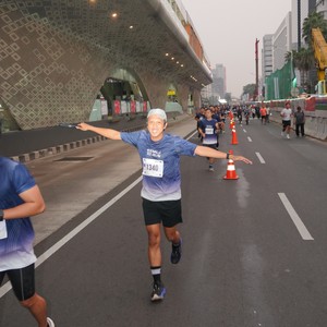 Race photo from KEMLU RUN 2026