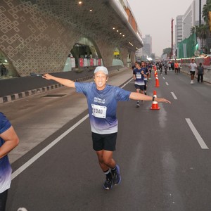 Race photo from KEMLU RUN 2026