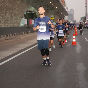 Race photo from KEMLU RUN 2026