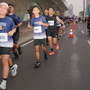 Race photo from KEMLU RUN 2026