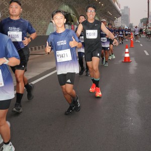 Race photo from KEMLU RUN 2026