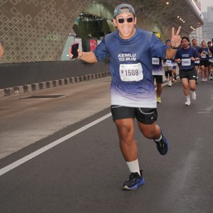 Race photo from KEMLU RUN 2026