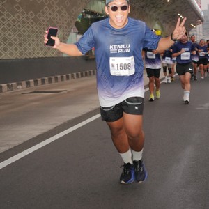 Race photo from KEMLU RUN 2026