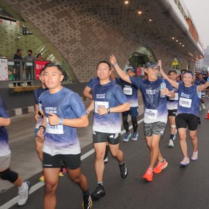 Race photo from KEMLU RUN 2026