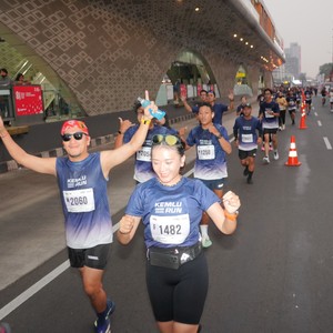 Race photo from KEMLU RUN 2026