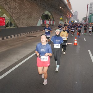 Race photo from KEMLU RUN 2026