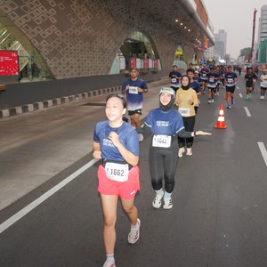Race photo from KEMLU RUN 2026
