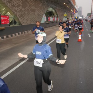 Race photo from KEMLU RUN 2026