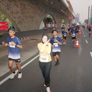 Race photo from KEMLU RUN 2026