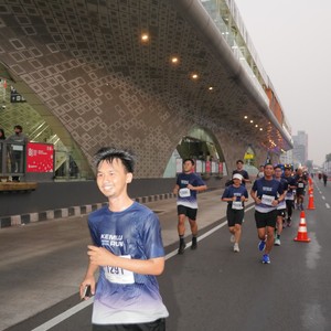 Race photo from KEMLU RUN 2026