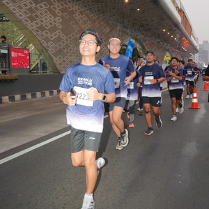 Race photo from KEMLU RUN 2026