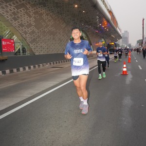 Race photo from KEMLU RUN 2026