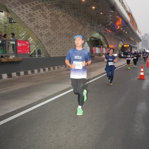 Race photo from KEMLU RUN 2026