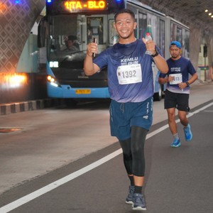 Race photo from KEMLU RUN 2026