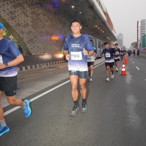 Race photo from KEMLU RUN 2026