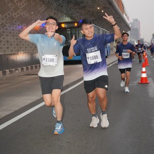 Race photo from KEMLU RUN 2026