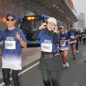 Race photo from KEMLU RUN 2026