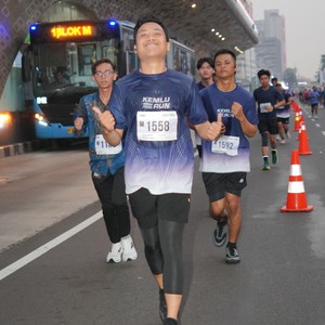 Race photo from KEMLU RUN 2026