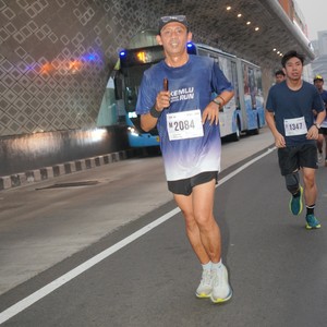 Race photo from KEMLU RUN 2026