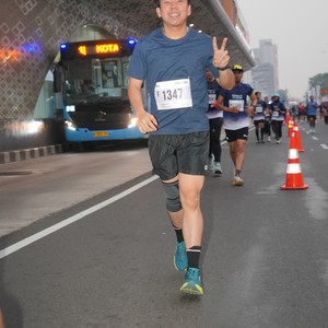 Race photo from KEMLU RUN 2026