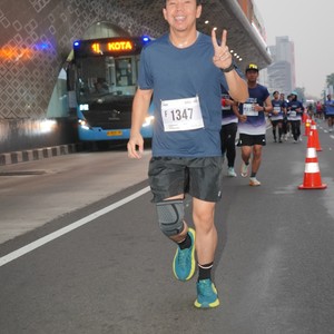 Race photo from KEMLU RUN 2026