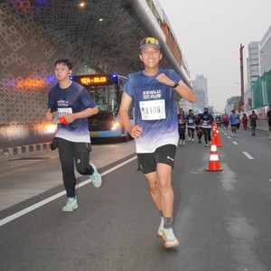 Race photo from KEMLU RUN 2026