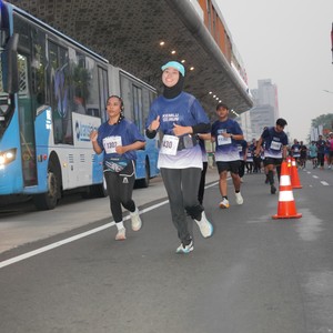 Race photo from KEMLU RUN 2026