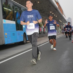 Race photo from KEMLU RUN 2026